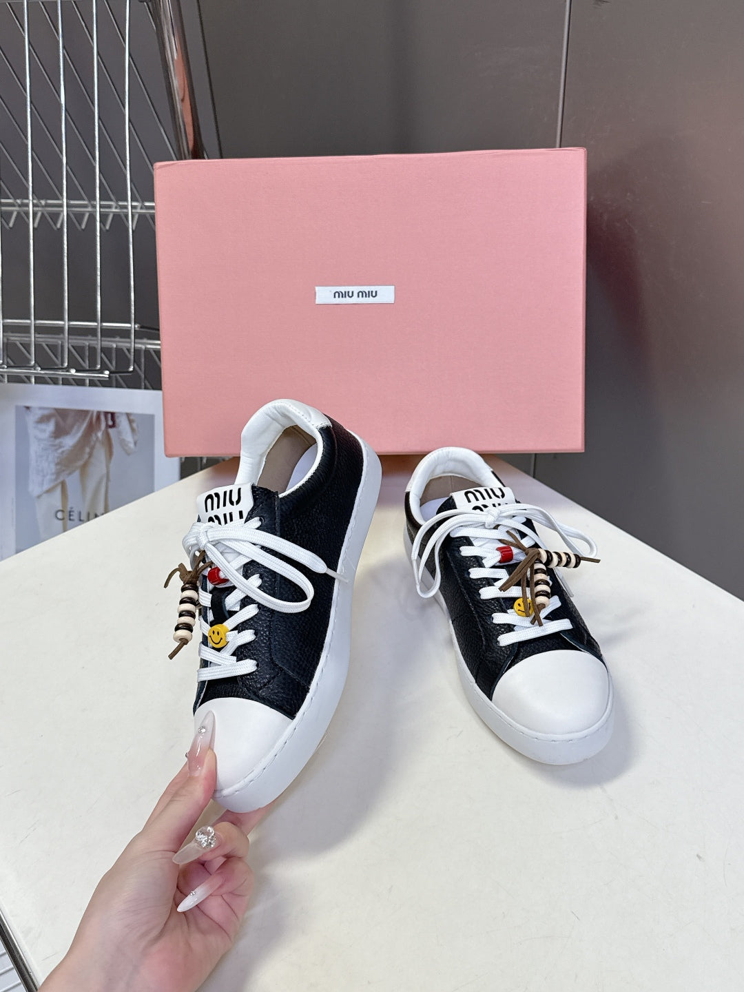 Miu Miu Distressed Sporty Sneakers – Autumn/Winter Collection