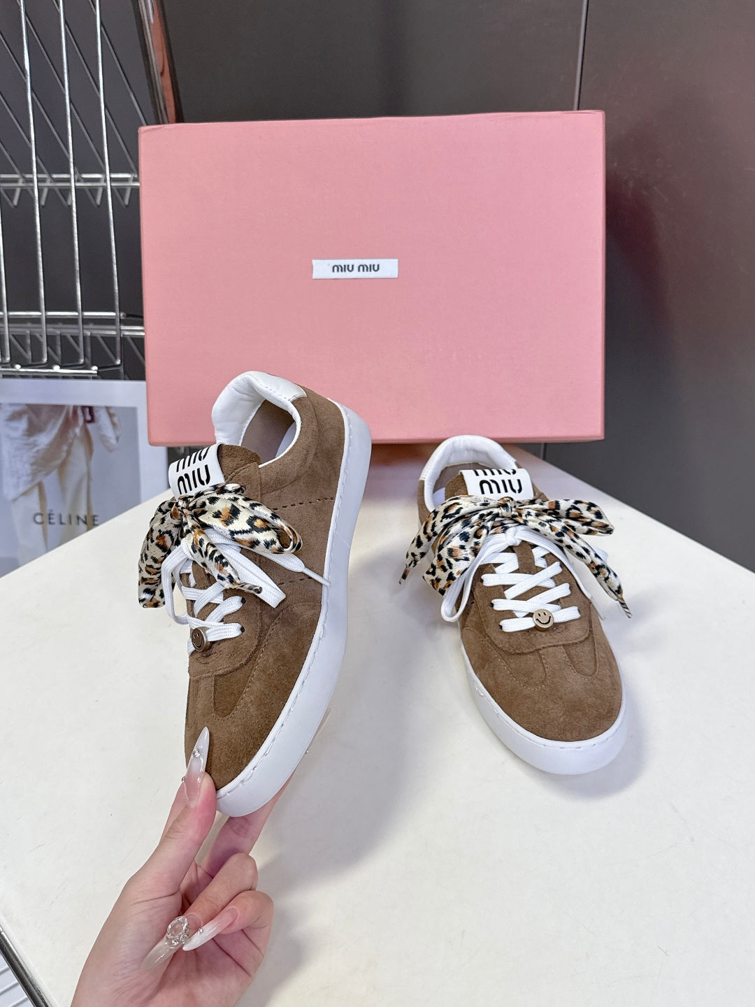 Miu Miu Distressed Sporty Sneakers – Autumn/Winter Collection