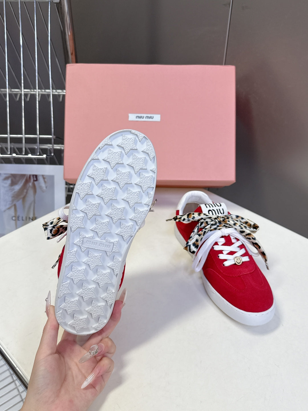 Miu Miu Distressed Sporty Sneakers – Autumn/Winter Collection