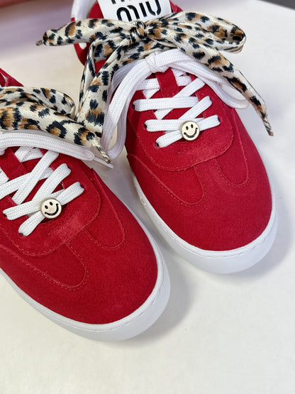 Miu Miu Distressed Sporty Sneakers – Autumn/Winter Collection