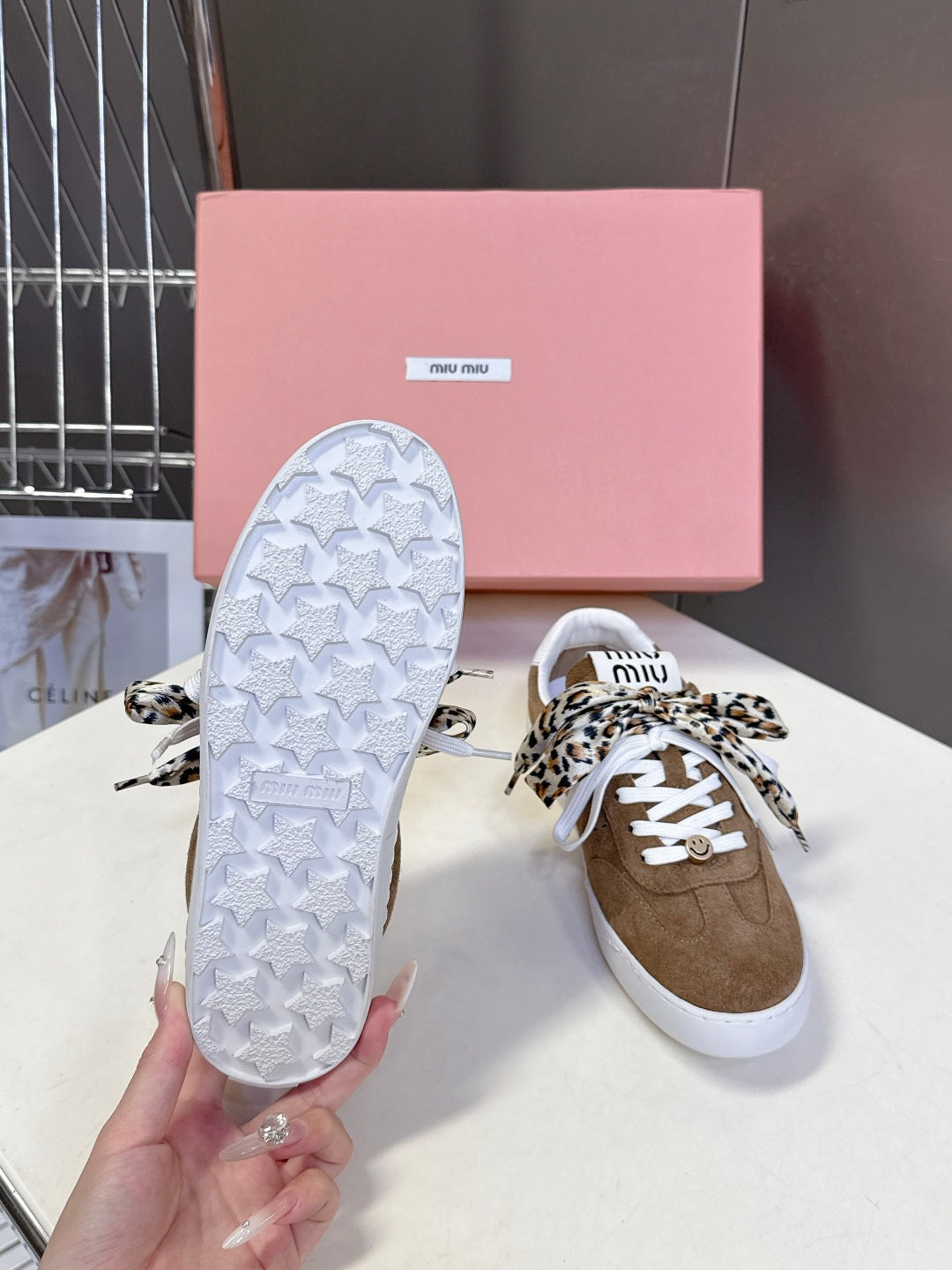 Miu Miu Distressed Sporty Sneakers – Autumn/Winter Collection