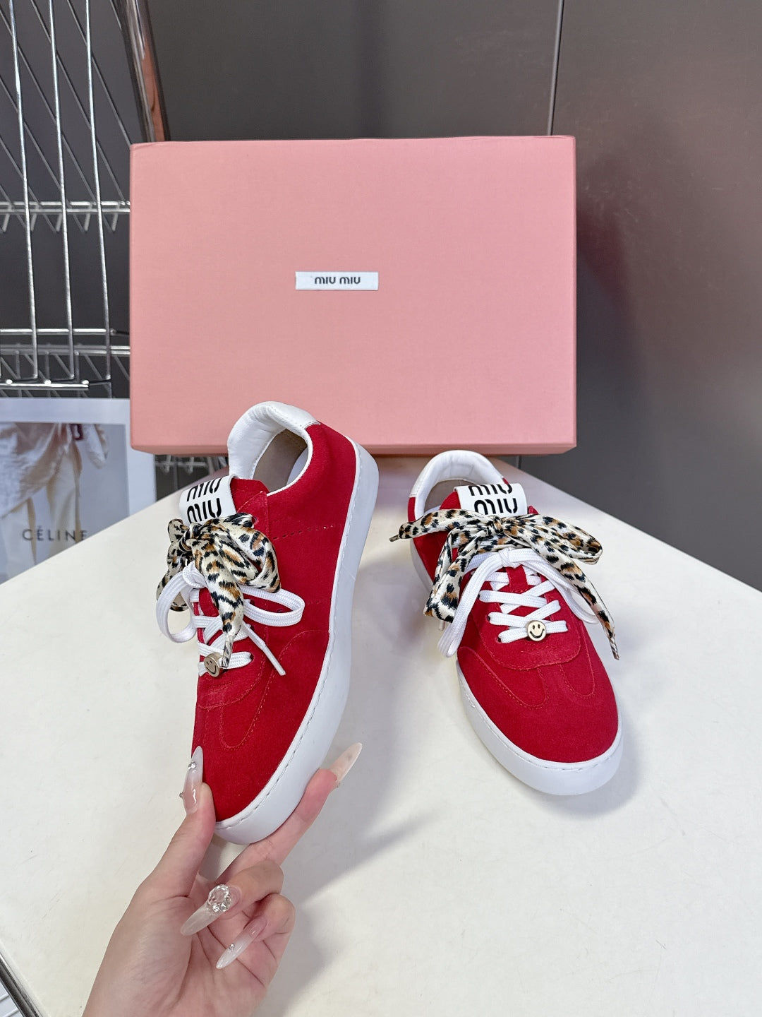 Miu Miu Distressed Sporty Sneakers – Autumn/Winter Collection