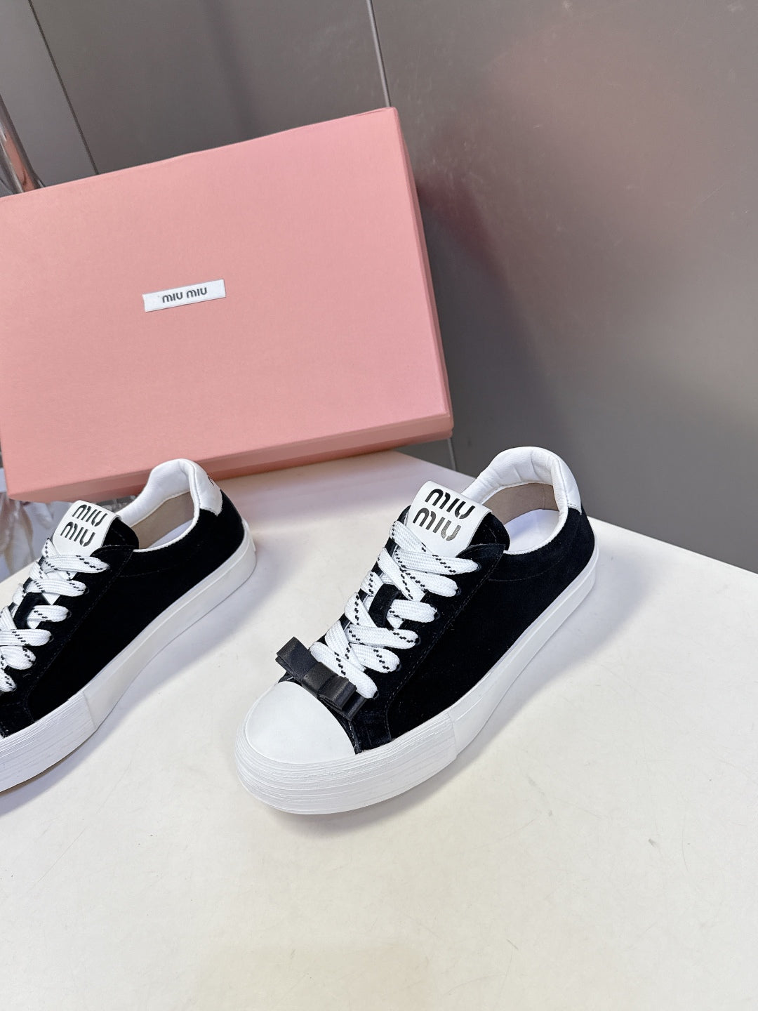 Miu Miu Distressed Retro Sneakers – Autumn/Winter Collection