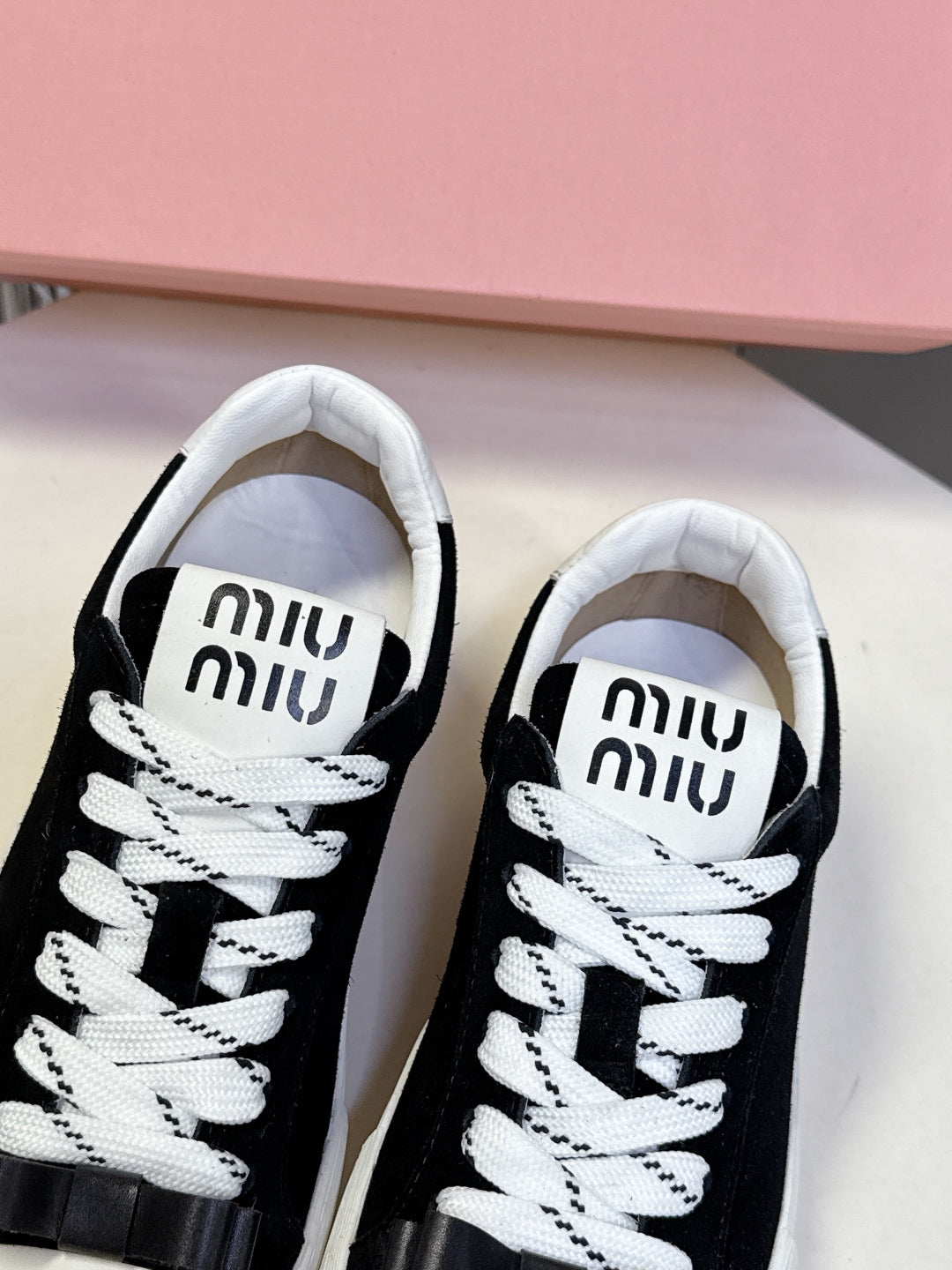 Miu Miu Distressed Retro Sneakers – Autumn/Winter Collection