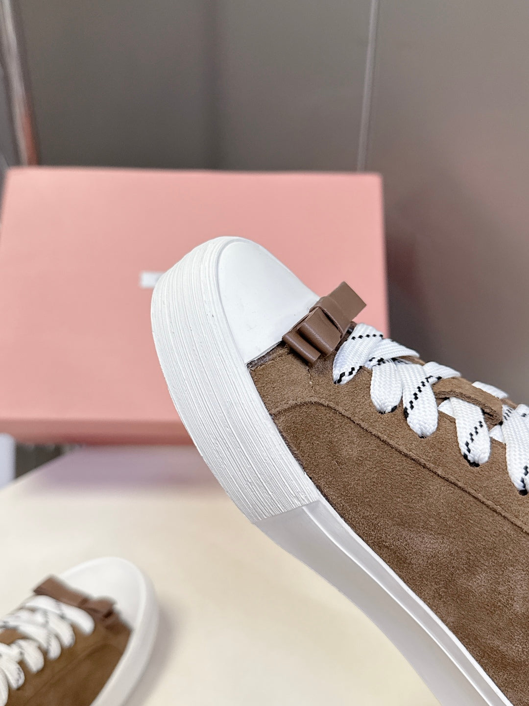 Miu Miu Distressed Retro Sneakers – Autumn/Winter Collection