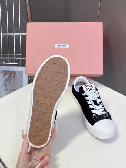 Miu Miu Distressed Retro Sneakers – Autumn/Winter Collection