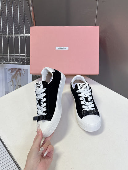 Miu Miu Distressed Retro Sneakers – Autumn/Winter Collection