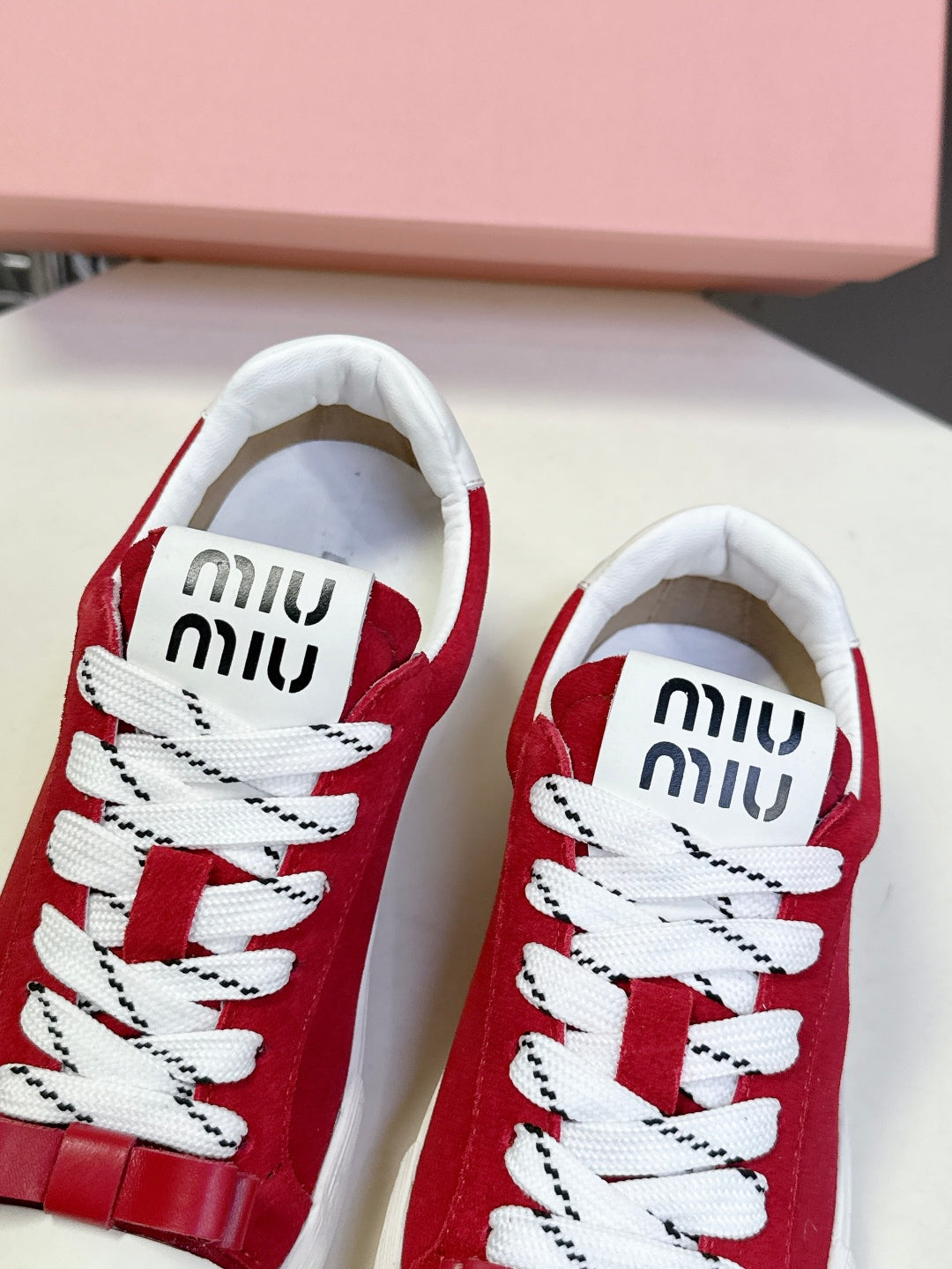Miu Miu Distressed Retro Sneakers – Autumn/Winter Collection