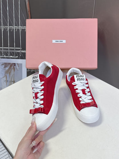 Miu Miu Distressed Retro Sneakers – Autumn/Winter Collection