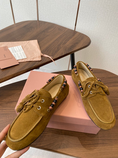 Miu Miu Loafer Driving Shoes – 2025SS Autumn/Winter Collection