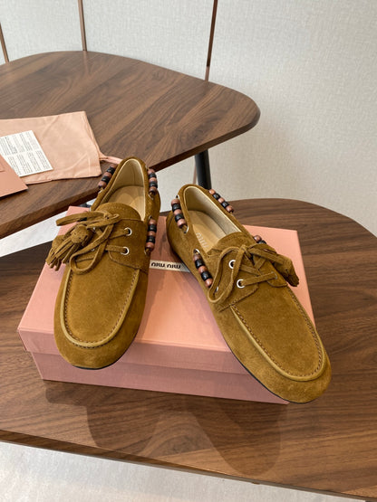Miu Miu Loafer Driving Shoes – 2025SS Autumn/Winter Collection
