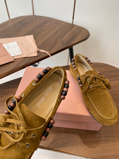 Miu Miu Loafer Driving Shoes – 2025SS Autumn/Winter Collection