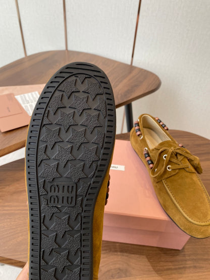 Miu Miu Loafer Driving Shoes – 2025SS Autumn/Winter Collection