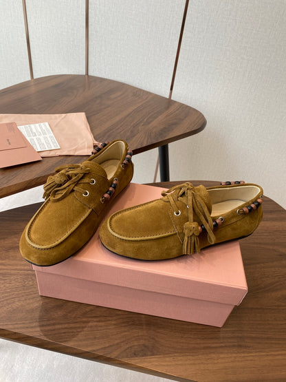 Miu Miu Loafer Driving Shoes – 2025SS Autumn/Winter Collection