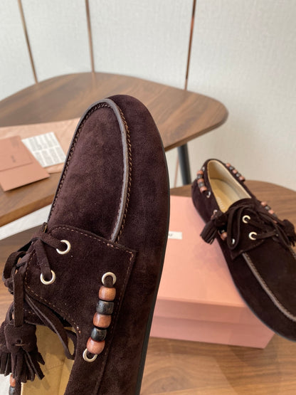 Miu Miu Loafer Driving Shoes – 2025SS Autumn/Winter Collection