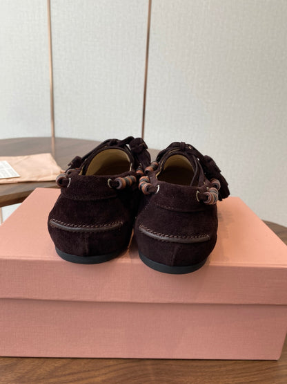 Miu Miu Loafer Driving Shoes – 2025SS Autumn/Winter Collection