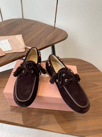 Miu Miu Loafer Driving Shoes – 2025SS Autumn/Winter Collection