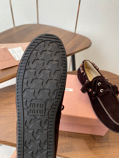 Miu Miu Loafer Driving Shoes – 2025SS Autumn/Winter Collection