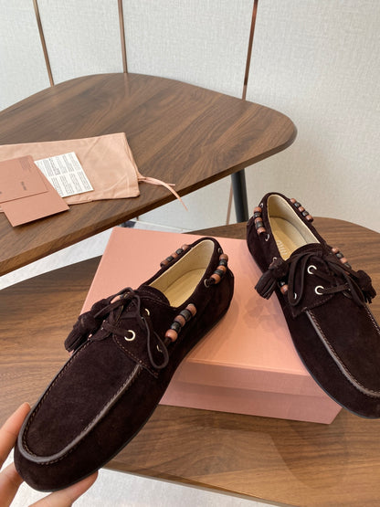 Miu Miu Loafer Driving Shoes – 2025SS Autumn/Winter Collection