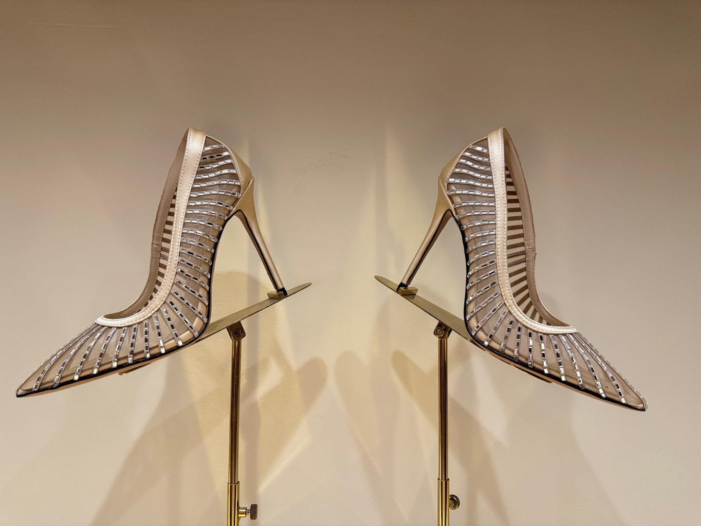 Aquazzura Sequin Butterfly Block Heel Sandals – Spring/Summer 2025 Collection