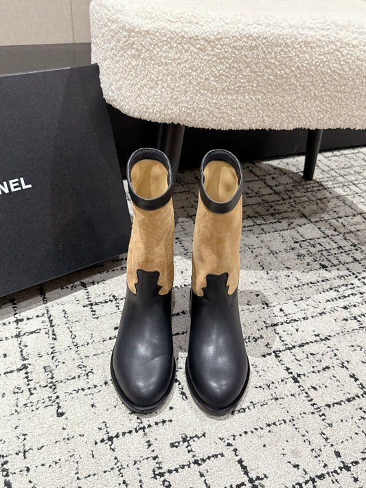 Chanel 25SS Runway Ankle Boots – Autumn/Winter Collection