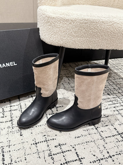 Chanel 25SS Runway Ankle Boots – Autumn/Winter Collection