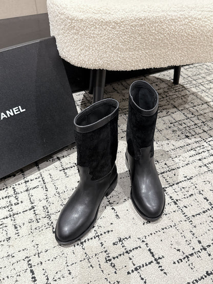 Chanel 25SS Runway Ankle Boots – Autumn/Winter Collection