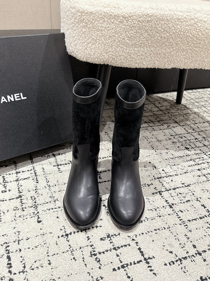 Chanel 25SS Runway Ankle Boots – Autumn/Winter Collection