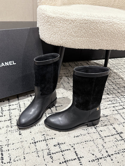 Chanel 25SS Runway Ankle Boots – Autumn/Winter Collection