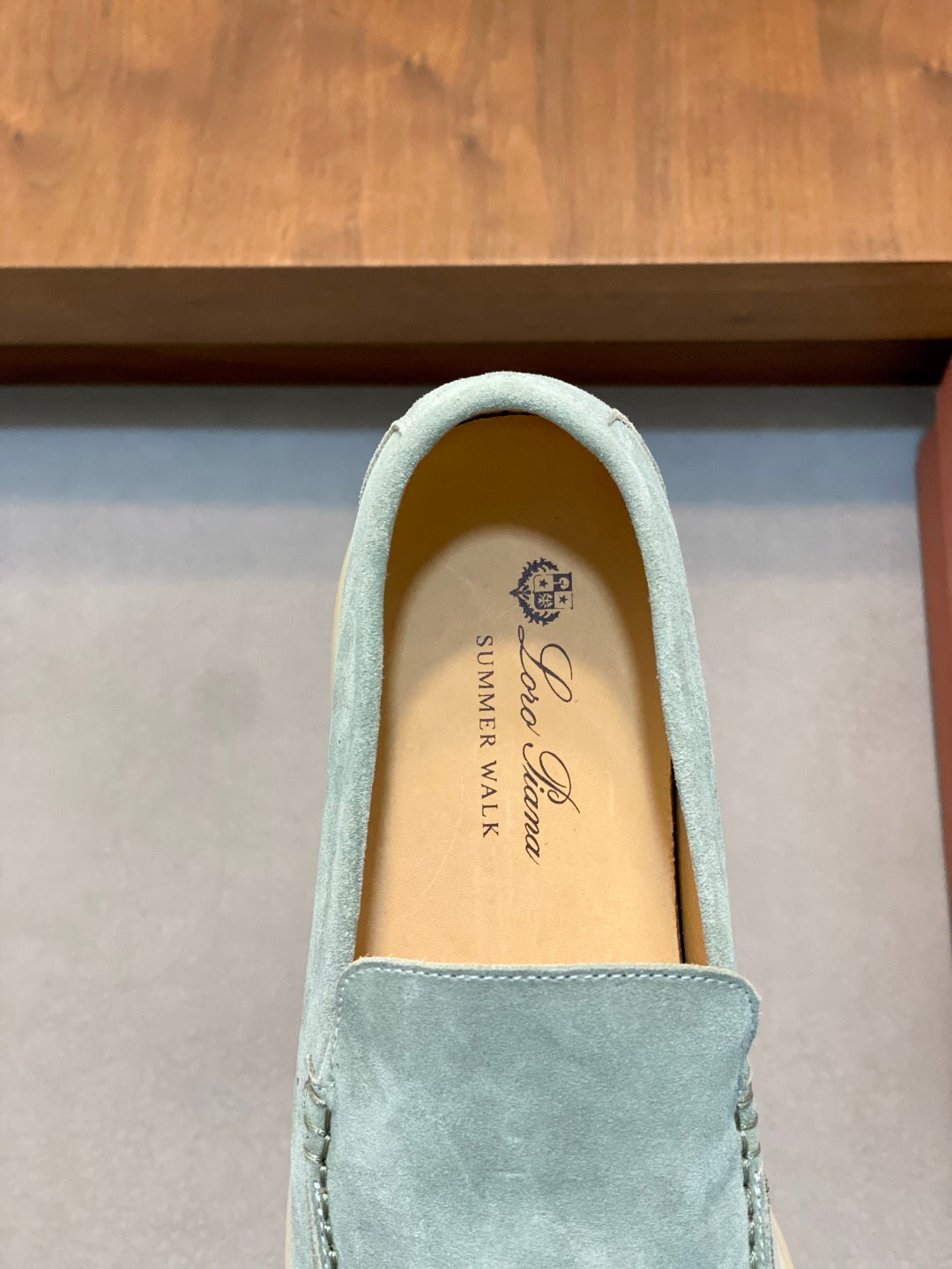 Loro Piana Unisex Suede Leather Loafers