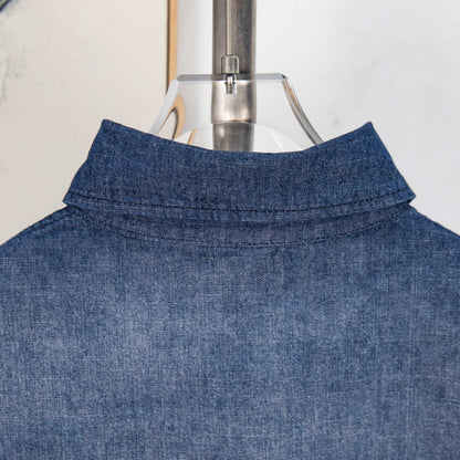 Loewe Double-Sided Denim Embroidered Shirt
