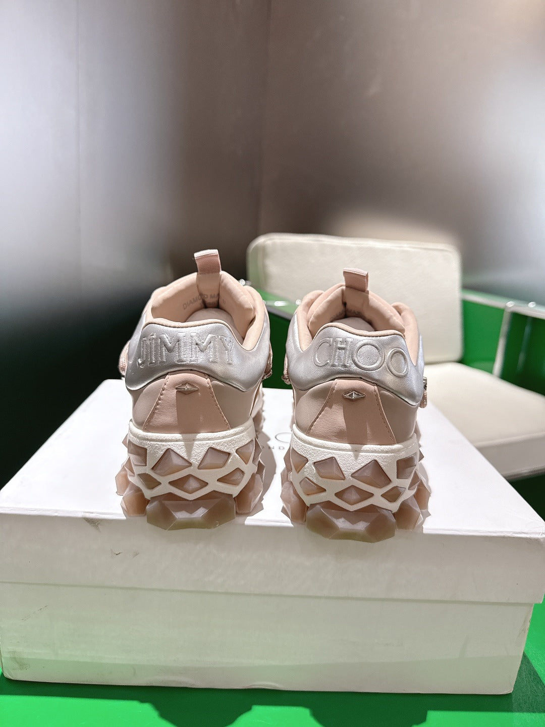 Jimmy Choo Diamond X II /M Series Dad Sneakers – 2025 Spring/Summer Collection