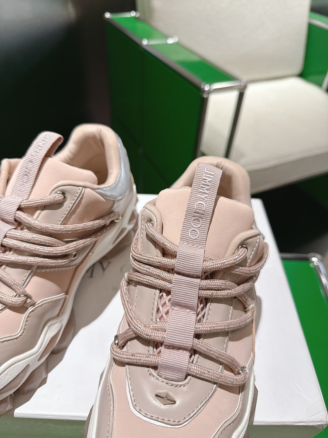Jimmy Choo Diamond X II /M Series Dad Sneakers – 2025 Spring/Summer Collection