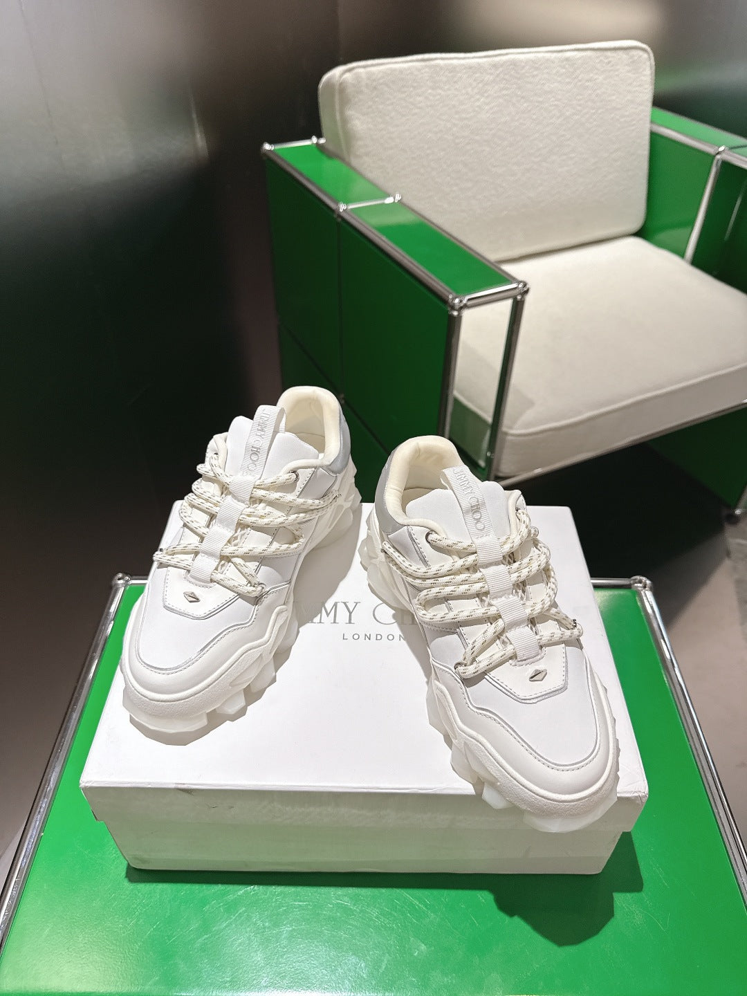 Jimmy Choo Diamond X II /M Series Dad Sneakers – 2025 Spring/Summer Collection