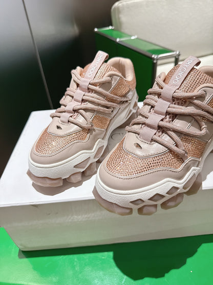 Jimmy Choo Diamond X II /M Series Dad Sneakers – 2025 Spring/Summer Collection