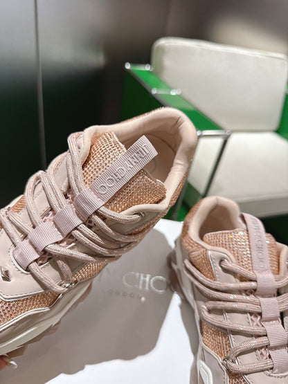 Jimmy Choo Diamond X II /M Series Dad Sneakers – 2025 Spring/Summer Collection
