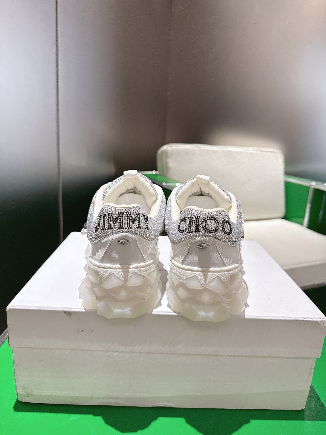 Jimmy Choo Diamond X II /M Series Dad Sneakers – 2025 Spring/Summer Collection