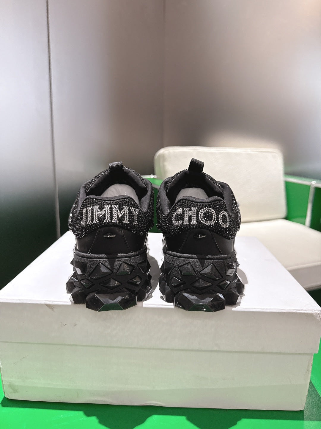 Jimmy Choo Diamond X II /M Series Dad Sneakers – 2025 Spring/Summer Collection