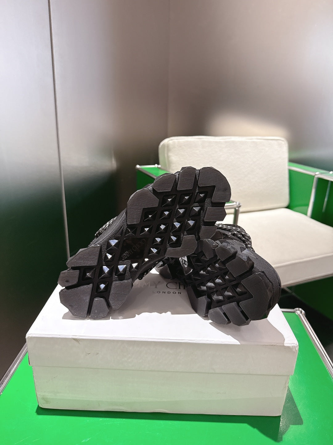 Jimmy Choo Diamond X II /M Series Dad Sneakers – 2025 Spring/Summer Collection