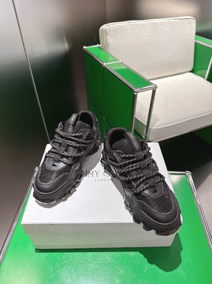 Jimmy Choo Diamond X II /M Series Dad Sneakers – 2025 Spring/Summer Collection