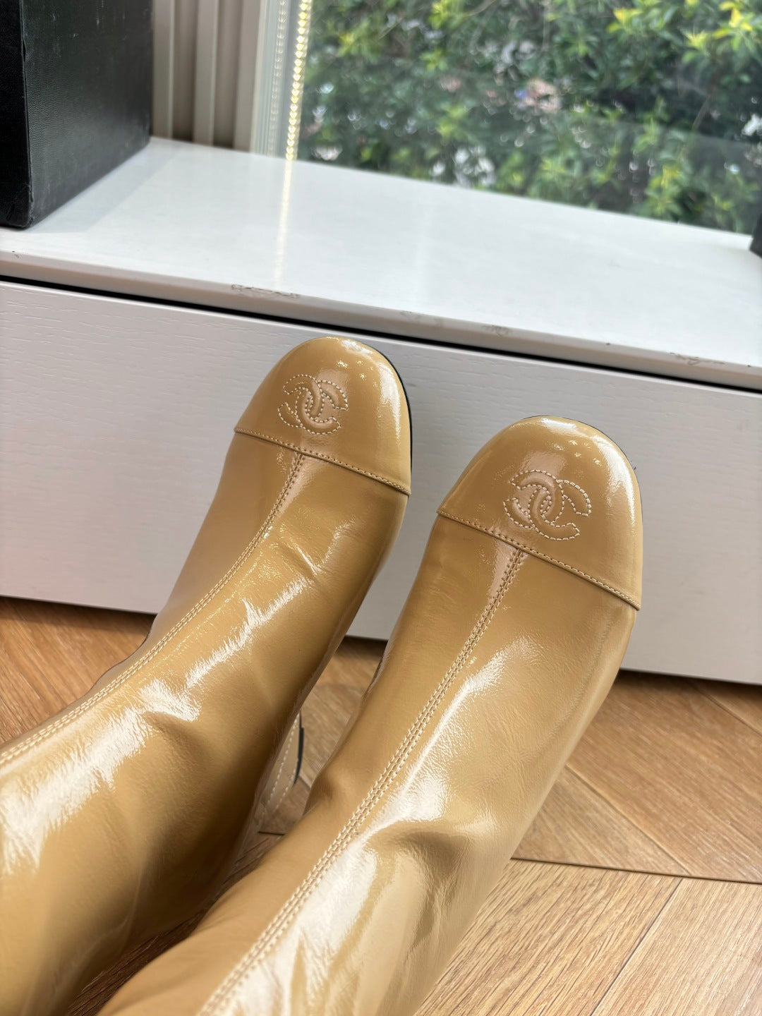 Chanel Patent Leather Combat Boots – Autumn/Winter Collection