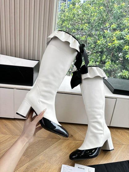 Chanel Sheepskin Knight Boots – Autumn/Winter Collection