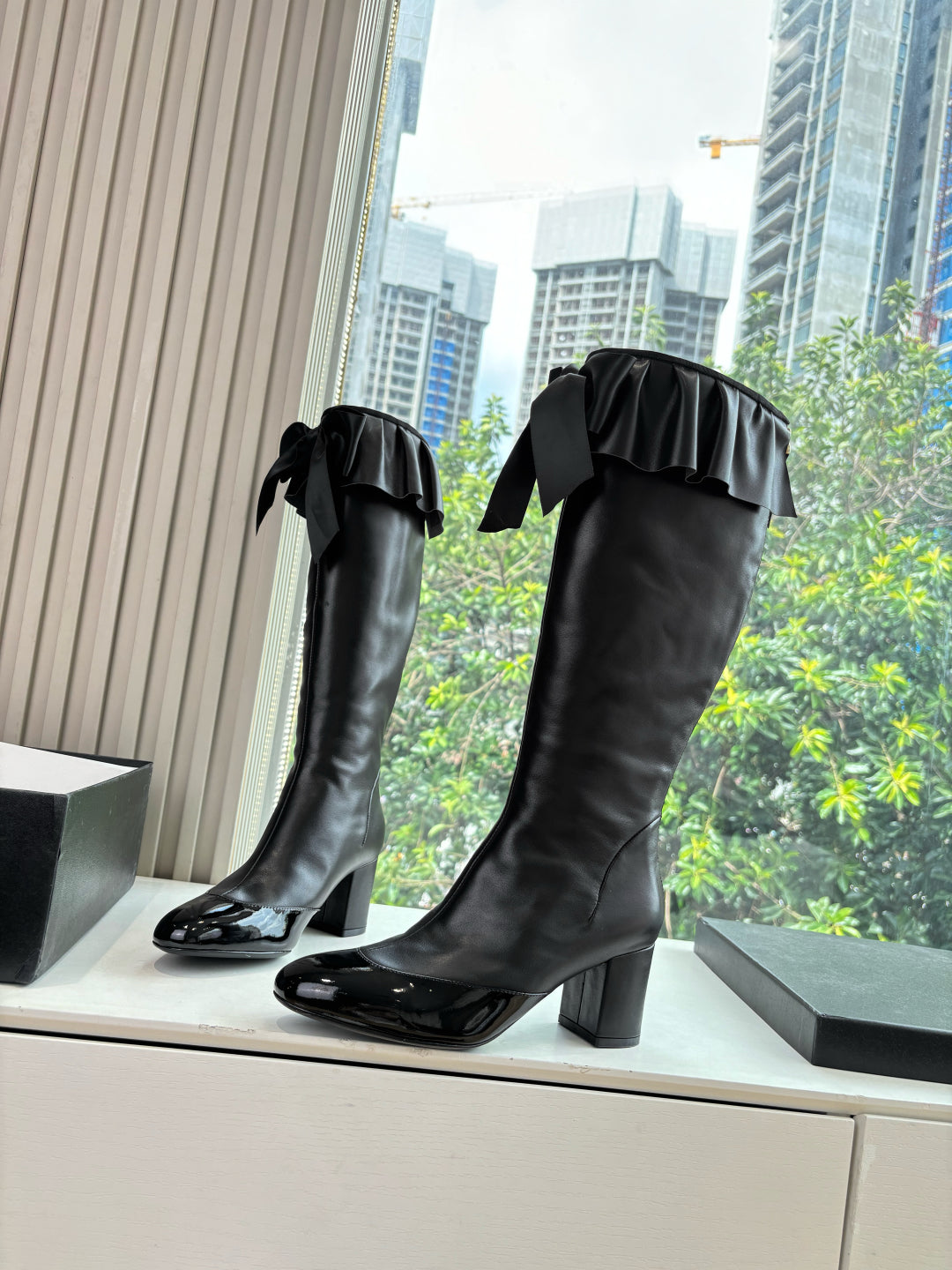 Chanel Sheepskin Knight Boots – Autumn/Winter Collection