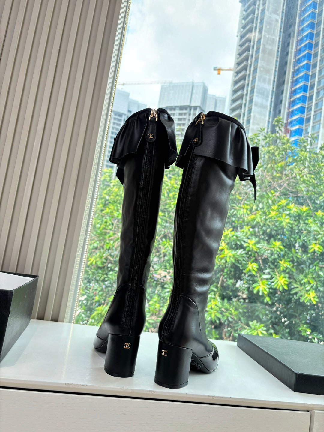 Chanel Sheepskin Knight Boots – Autumn/Winter Collection