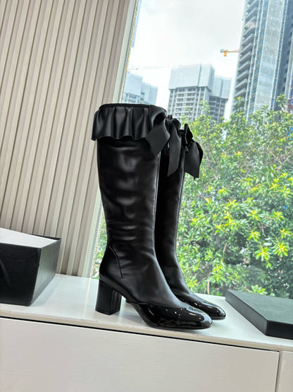 Chanel Sheepskin Knight Boots – Autumn/Winter Collection