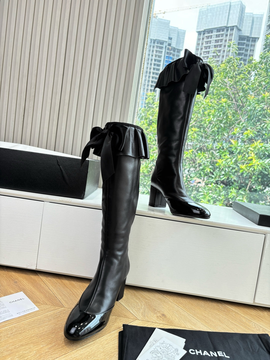 Chanel Sheepskin Knight Boots – Autumn/Winter Collection