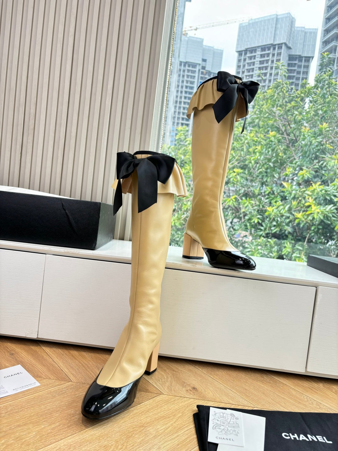 Chanel Sheepskin Knight Boots – Autumn/Winter Collection