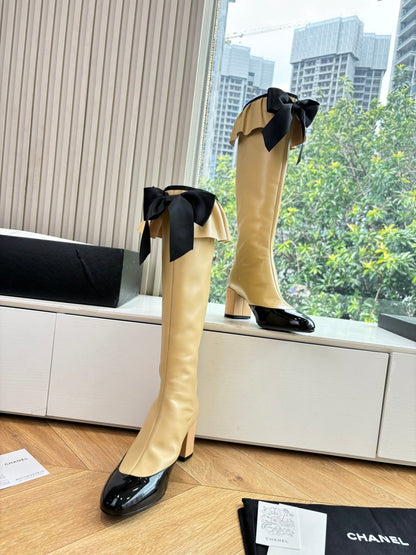 Chanel Sheepskin Knight Boots – Autumn/Winter Collection
