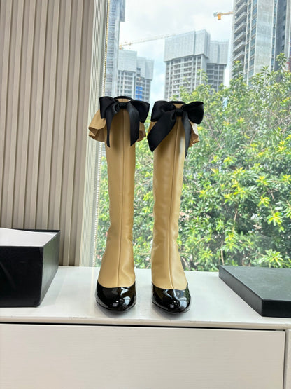 Chanel Sheepskin Knight Boots – Autumn/Winter Collection