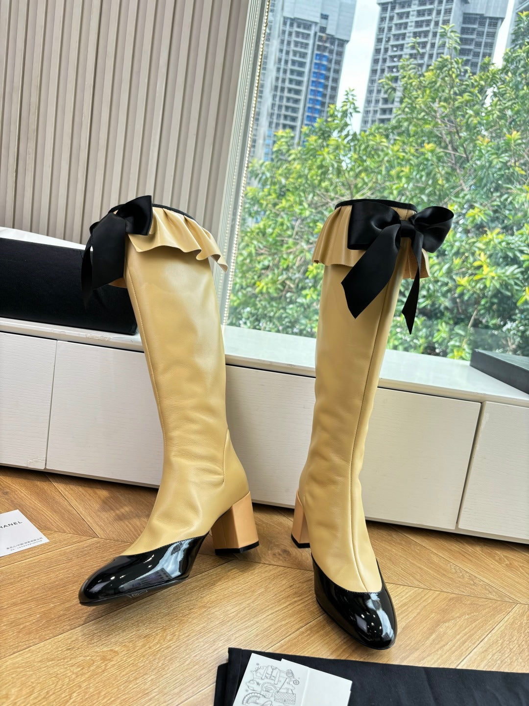 Chanel Sheepskin Knight Boots – Autumn/Winter Collection
